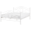 Beliani Bed Metal LYRA 140 x 200 cm (EU Double) White 1