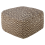 Beliani Pouffe MANISA Wool Brown 1