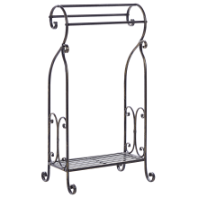 Towel Stand LINARES Metal Black
