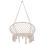 Beliani Hanging Chair GABELLA Cotton White 1