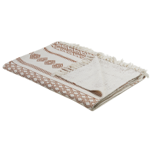 Blanket JORHAT Cotton 130 x 180 cm Beige