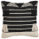 Beliani Throw Cushion CHITTOOR 50 x 50 cm Cotton Black Geometric Pattern 1