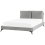 Beliani Bed Velvet MELLE 140 x 200 cm (EU Double) Grey 1