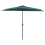 Beliani Half-Round Parasol 270 cm GALATI Green 1