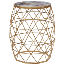 Side Table HALSEY Gold