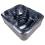 Beliani Outdoor Hot Tub with LED ARCELIA Grey 1