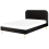 Beliani Bed Velvet FLAYAT 140 x 200 cm (EU Double) Black 1