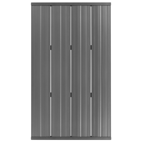 Beliani Outdoor Shower Floor SILLUSTANI Black