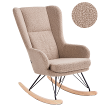 Rocking Chair LUOMA Boucle Beige