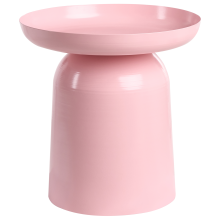 Side Table TORRENS Metal Pastel Pink
