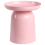 Beliani Side Table TORRENS Metal Pastel Pink 1
