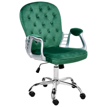 Desk Chair PRINCESS Velvet Green