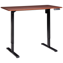 Electric Adjustable Standing Desk TAVARES 120 cm 60 cm Brown/ Black
