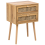 Beliani Bedside Table BUTTE Light Brown 1