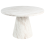 Beliani Dining Table MERE White Marble 120 cm 120 cm 1
