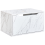 Beliani Wall Mounted Vanity Unit PETROLINA 60 cm White Marble 1