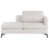 Beliani Right-Hand Chaise Longue SIEVOZ Fabric Light Beige 1