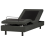 Beliani Adjustable Bed without Headboard Fabric CASTELLAN 90 x 200 cm (EU Single) Dark Grey 1