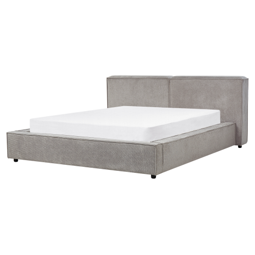 Beliani Waterbed Fabric LINARDS 160 x 200 cm (EU King) Grey