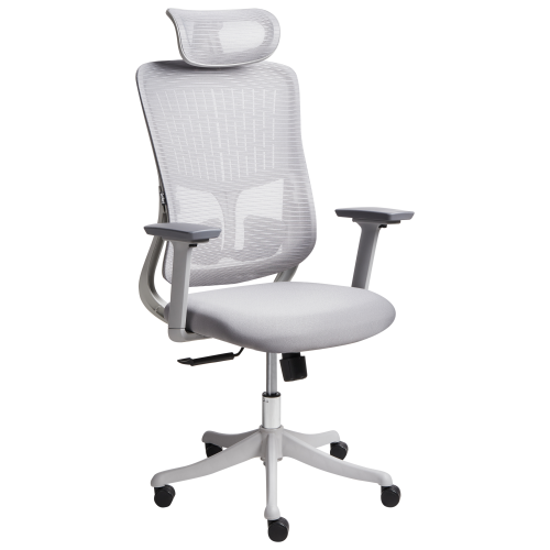 Beliani Office Chair PARTNER Grey
