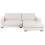 Beliani Corner Sofa RENDERS Fabric Light Beige Left Hand 1