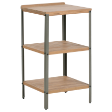 Outdoor Kitchen Island IVREA Brown Certified Acacia Wood