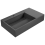 Beliani Wall Hung Basin CUSCO 750 x 430 mm Mineral Cast Black 1