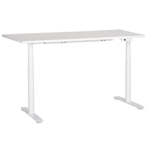 Beliani Electric Adjustable Standing Desk DESTINAS 160 cm 72 cm White