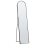 Beliani Standing Mirror BAGNOLET 150 cm Metal Black 1