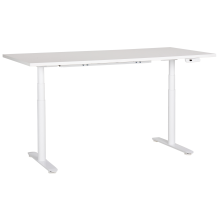 Electric Adjustable Standing Desk DESTINAS 180 cm 80 cm White