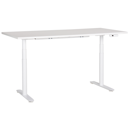 Beliani Electric Adjustable Standing Desk DESTINAS 180 cm 80 cm White