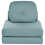 Beliani Single Sofa Bed OLDEN Fabric Light Blue 1
