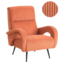 Armchair SVALOV Corduroy Orange
