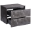 Beliani Wall Mounted Vanity Unit SERRA 60 cm Black Marble 4