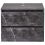 Beliani Wall Mounted Vanity Unit SERRA 60 cm Black Marble 5