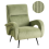 Beliani Armchair SVALOV Corduroy Green 1