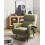 Beliani Armchair SVALOV Corduroy Green 2