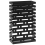 Beliani Umbrella Stand KAMSAR Metal Black 1