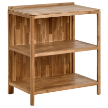 Outdoor Kitchen Island VENOSA Brown Acacia Wood