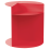 Beliani Side Table TAGGART Metal Red 1