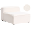 Beliani 1-Seat Section ARDAL Boucle Off-White 1