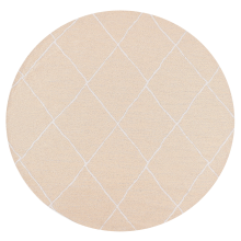 Outdoor Rug GWALIOR Beige ø 120 cm