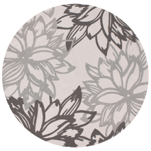 Outdoor Rug SOLAPUR Grey ø 160 cm