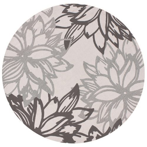 Beliani Outdoor Rug SOLAPUR Grey ø 160 cm