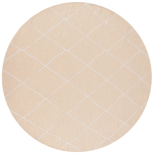 Outdoor Rug GWALIOR Beige ø 160 cm