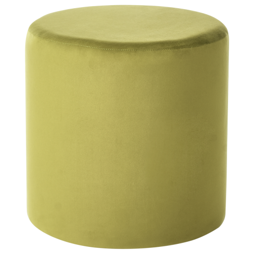 Beliani Pouffe LOVETT Velvet Olive Green