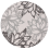 Beliani Outdoor Rug SOLAPUR Grey ø 120 cm 1