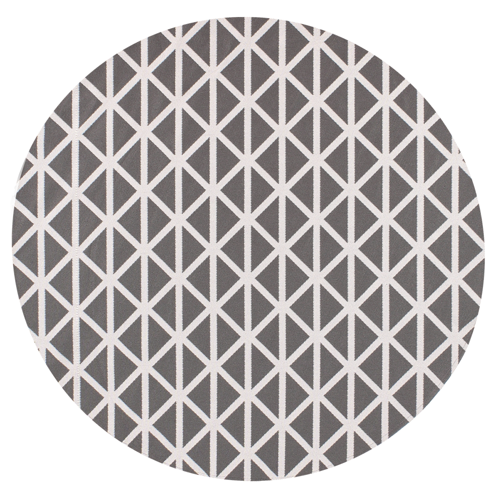Photos - Area Rug Beliani Outdoor Rug PANAJI Grey ø 120 cm 