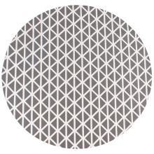 Outdoor Rug PANAJI Grey ø 160 cm