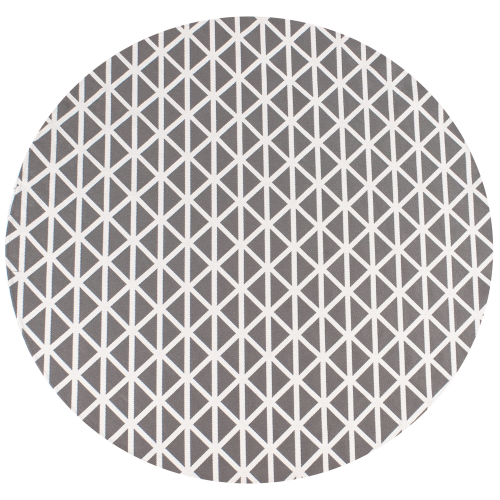 Beliani Outdoor Rug PANAJI Grey ø 160 cm